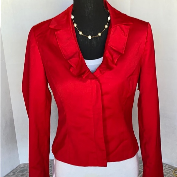 Signature by Larry Levine red blazer size 4 - Picture 2 of 8